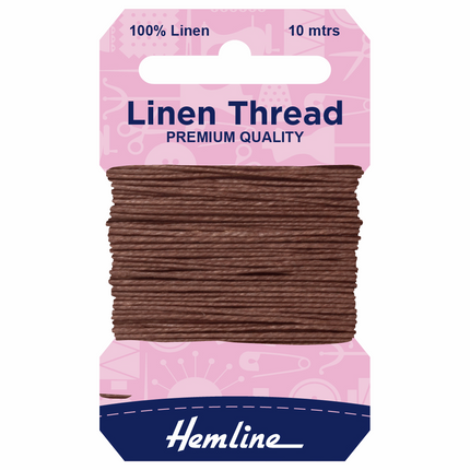 Strong Linen Mending Thread 2 x 10m Cards saddlery, canvas upholstery repair - ThreadandTrimmings
