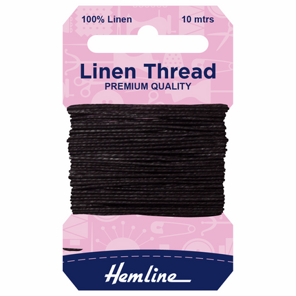Strong Linen Mending Thread 2 x 10m Cards saddlery, canvas upholstery repair - ThreadandTrimmings