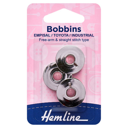 Empisal Toyota Bernette Industrial Free Arm Straight Stitch Type Bobbins 120.06 - ThreadandTrimmings