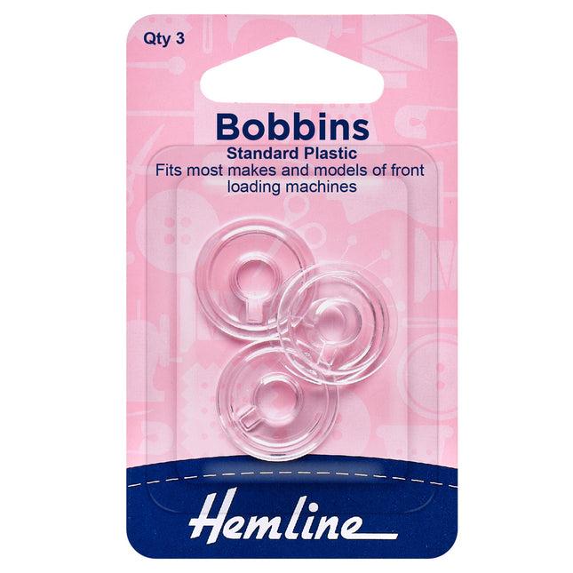 Standard Plastic Bobbin Type 15K - Fits Most Models Front or Side Loading Type - ThreadandTrimmings