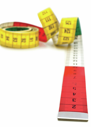 Hemline Tape Measure With Colours 150cm Metric/Imperial 734 - ThreadandTrimmings
