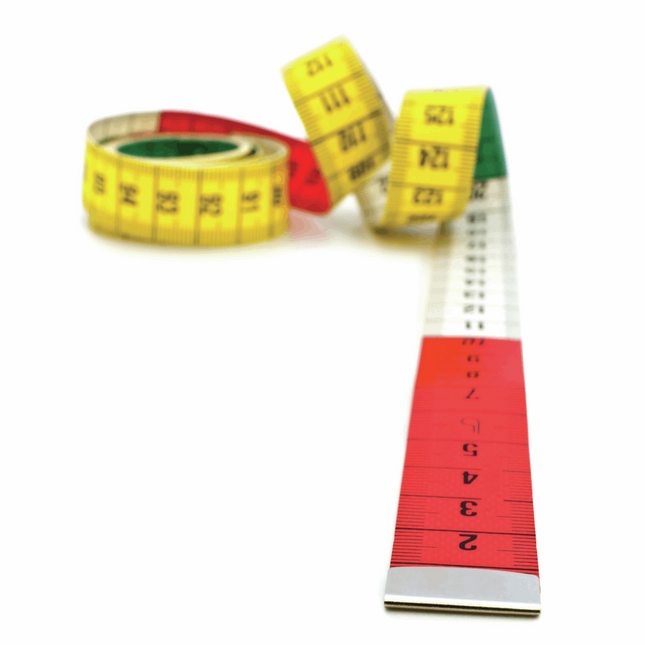 Hemline Tape Measure With Colours 150cm Metric/Imperial 734 - ThreadandTrimmings