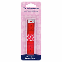 Hemline Tape Measure - With Colours - Metric/Imperial 734
