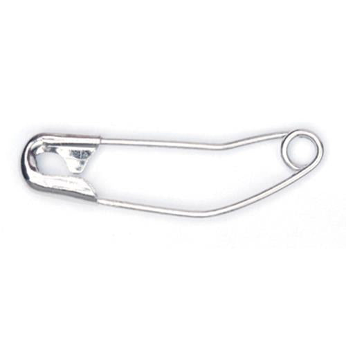 Curved Safety Pins Great for Quilting Nickel Plated High Carbon - 37mm - ThreadandTrimmings