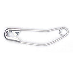 Curved Safety Pins - Great for Quilting - Nickel Plated High Carbon - 37mm
