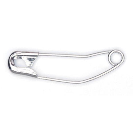 Curved Safety Pins Great for Quilting Nickel Plated High Carbon - 37mm - ThreadandTrimmings