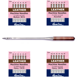 Leather Machine Needles by Hemline - Regular, Medium & Heavy - 6 needle Packs