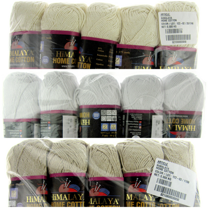 Himalaya Dishcloth Cotton Yarn 85% Cotton 15% Polyester Crochet & Knitting - ThreadandTrimmings
