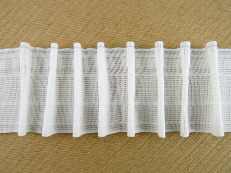 Curtain Pencil Pleat Tape with Touch and Close - 70mm Wide - Pocket Line - Picca