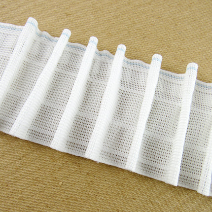 Curtain Pencil Pleat Tape with Touch and Close - 70mm Wide - Pocket Line - Picca