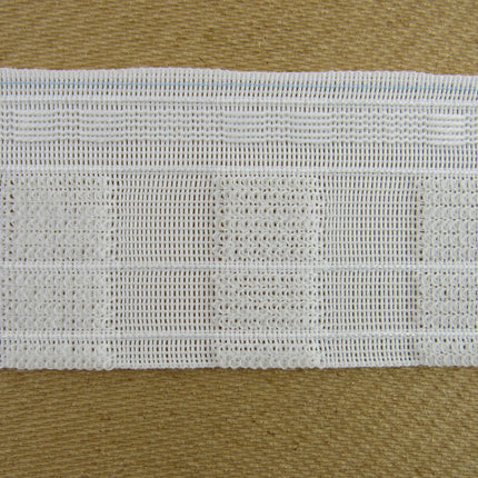 Curtain Pencil Pleat Tape with Touch and Close - 70mm Wide - Pocket Line - Picca