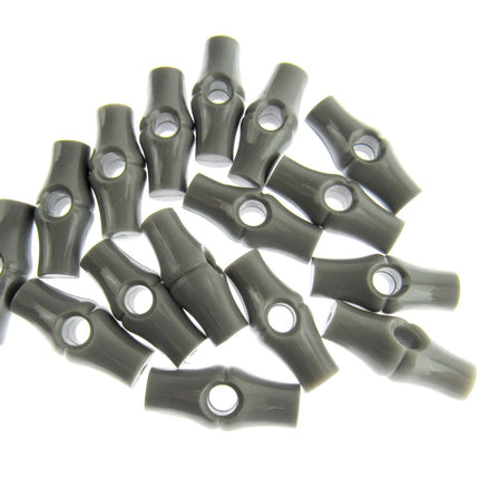 Baby Toggle Buttons 25mm 1 Inch Plastic Bamboo Design Choice of Colours & Qty - ThreadandTrimmings