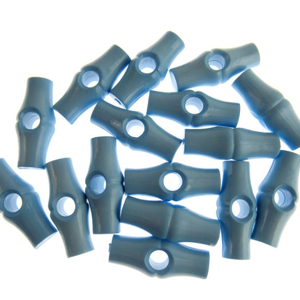 Baby Toggle Buttons 25mm 1 Inch Plastic Bamboo Design Choice of Colours & Qty - ThreadandTrimmings