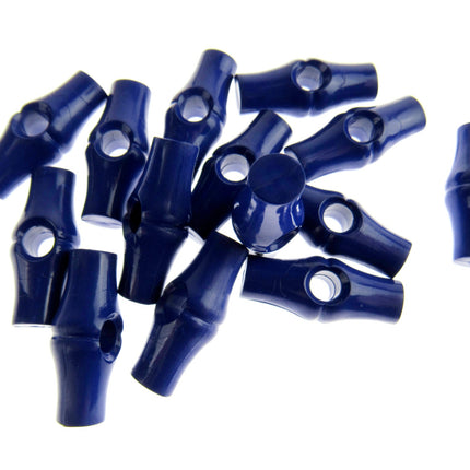 Baby Toggle Buttons 25mm 1 Inch Plastic Bamboo Design Choice of Colours & Qty - ThreadandTrimmings