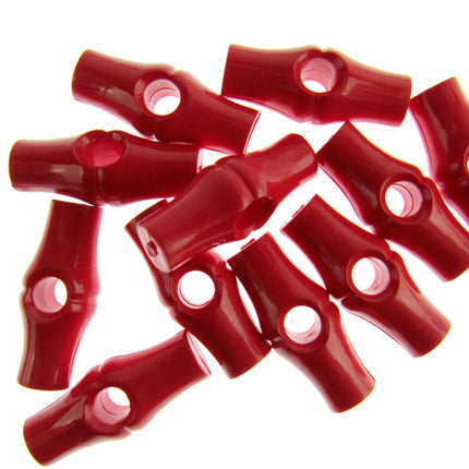 Baby Toggle Buttons 25mm 1 Inch Plastic Bamboo Design Choice of Colours & Qty - ThreadandTrimmings