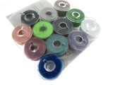 Pack of 12 x 15k Plastic Bobbins with 120's Polyester Thread