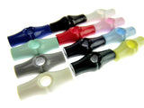 Baby Toggle Buttons - 25mm (1 inch) Bamboo Shaped Plastic Toggles - 12 Colours