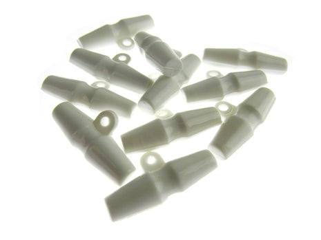 Duffle Coat Toggle Barrel Buttons with Shank 32mm Plastic Choose Col & Qty CT153 - ThreadandTrimmings