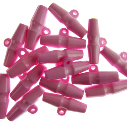 Duffle Coat Toggle Barrel Buttons with Shank 32mm Plastic Choose Col & Qty CT153 - ThreadandTrimmings