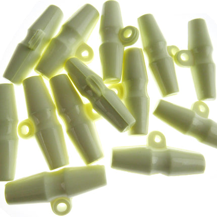 Duffle Coat Toggle Barrel Buttons with Shank 32mm Plastic Choose Col & Qty CT153 - ThreadandTrimmings