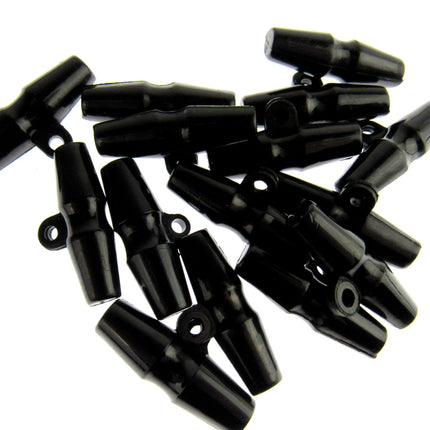 Duffle Coat Toggle Barrel Buttons with Shank 38mm Plastic Choose Col & Qty CT153 - ThreadandTrimmings