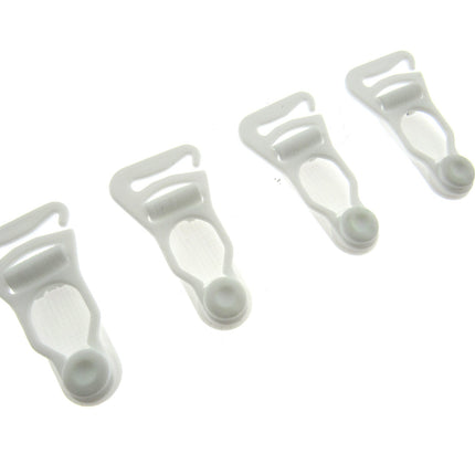 Suspender Ends Stocking Clips Garter Belt Clips 16mm 2 Sets Pack of 4 Clips - ThreadandTrimmings