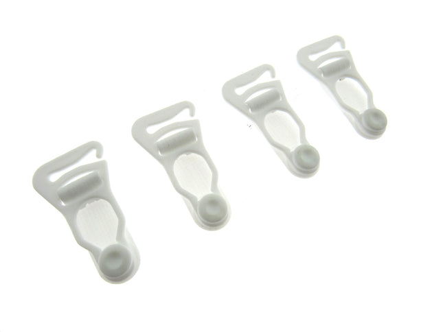 Suspender Ends Stocking Clips Garter Belt Clips 16mm 2 Sets Pack of 4 Clips - ThreadandTrimmings