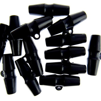 Duffle Coat Toggle Barrel Buttons with Shank 38mm Plastic Choose Col & Qty CT153 - ThreadandTrimmings