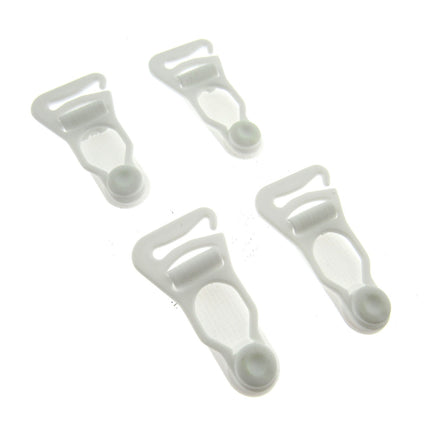 Suspender Ends Stocking Clips Garter Belt Clips 16mm 2 Sets Pack of 4 Clips - ThreadandTrimmings