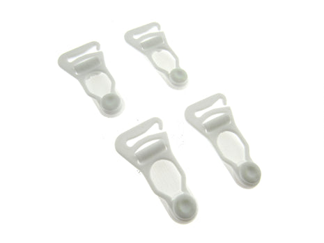 Suspender Ends Stocking Clips Garter Belt Clips 16mm 2 Sets Pack of 4 Clips - ThreadandTrimmings