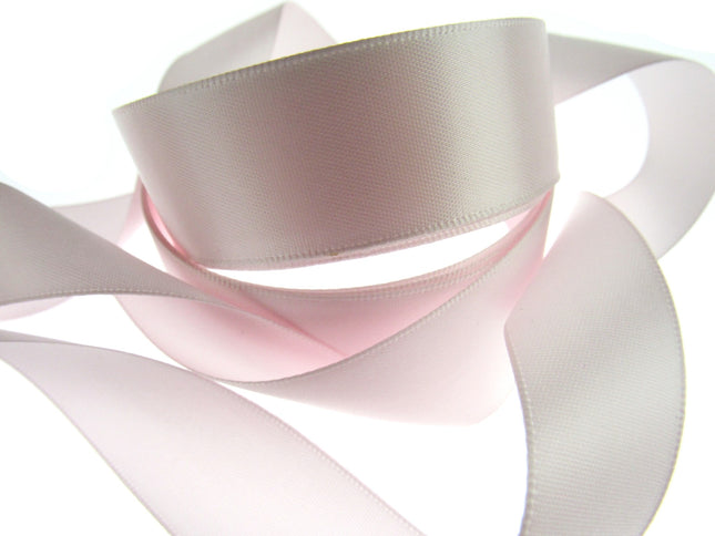 Double Sided Satin Ribbon with a Woven Edge - 25mm (1") - Quality Ribbon - ThreadandTrimmings