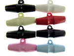Barrel Duffle Coat Toggle Buttons - 32mm Plastic Toggles -  Choice of Colours