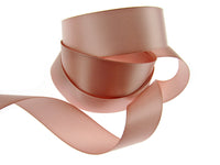 Double Sided Satin Ribbon with a Woven Edge - 25mm (1") - Quality Ribbon