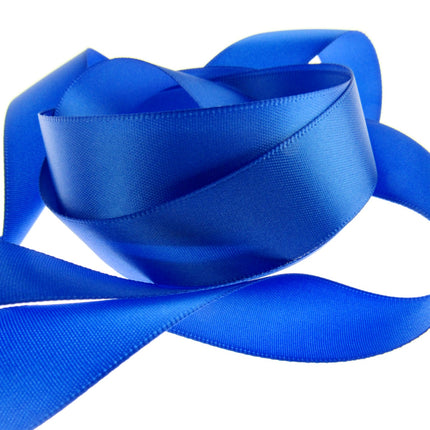 Double Sided Satin Ribbon with a Woven Edge - 25mm (1") - Quality Ribbon - ThreadandTrimmings