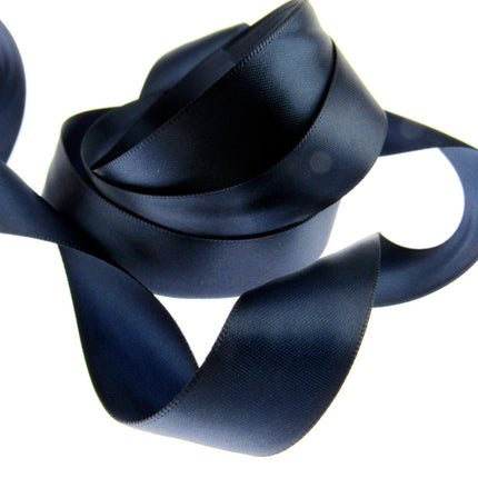 Double Sided Satin Ribbon with a Woven Edge - 25mm (1") - Quality Ribbon - ThreadandTrimmings