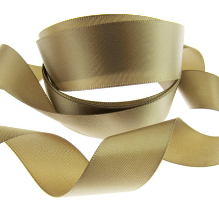 Double Sided Satin Ribbon with a Woven Edge - 25mm (1") - Quality Ribbon - ThreadandTrimmings