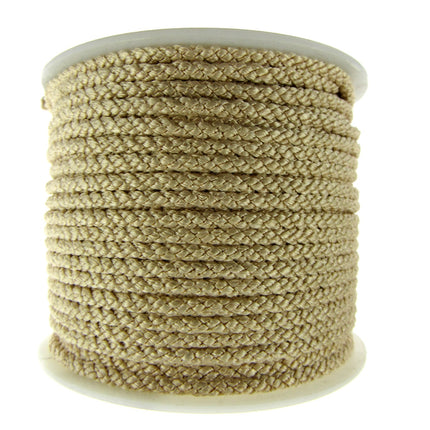 Rayon Braided Lacing Drawstring Cord by British Trimmings - Narrow 4mm Wide Cord - ThreadandTrimmings