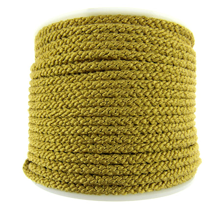 Rayon Braided Lacing Drawstring Cord by British Trimmings - Narrow 4mm Wide Cord - ThreadandTrimmings