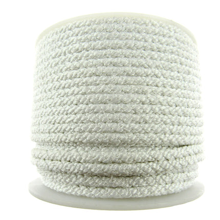 Rayon Braided Lacing Drawstring Cord by British Trimmings - Narrow 4mm Wide Cord - ThreadandTrimmings