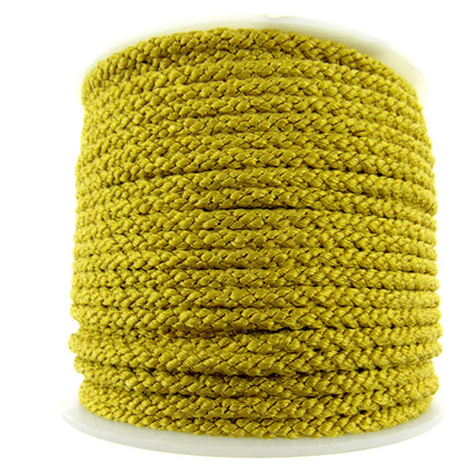 Rayon Braided Lacing Drawstring Cord by British Trimmings - Narrow 4mm Wide Cord - ThreadandTrimmings