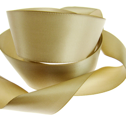 Double Sided Satin Ribbon with a Woven Edge - 25mm (1") - Quality Ribbon - ThreadandTrimmings