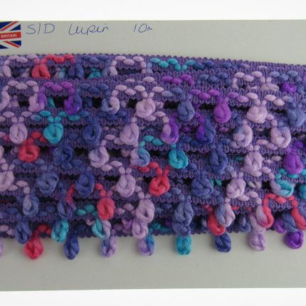 Woolen Unicorn Braided Trim - Truly Beautiful Colour Mix - 25mm - By The Meter