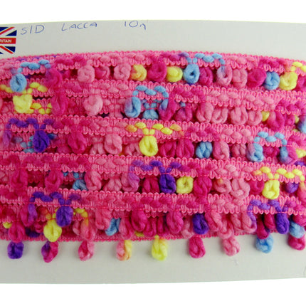 Woolen Unicorn Braided Trim - Truly Beautiful Colour Mix - 25mm - By The Meter