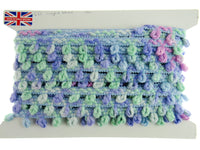 Woolen Unicorn Braided Trim - Truly Beautiful Colour Mix - 25mm - By The Meter