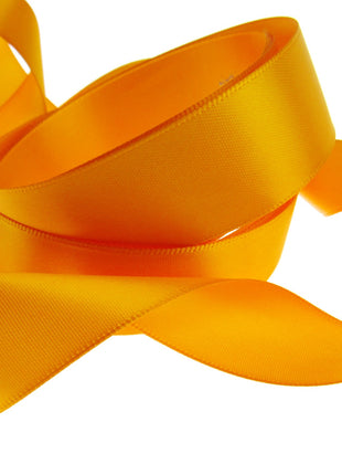 Double Sided Satin Ribbon with a Woven Edge - 25mm (1") - Quality Ribbon - ThreadandTrimmings