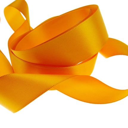 Double Sided Satin Ribbon with a Woven Edge - 25mm (1") - Quality Ribbon - ThreadandTrimmings