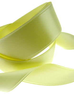 Double Sided Satin Ribbon with a Woven Edge - 25mm (1") - Quality Ribbon - ThreadandTrimmings