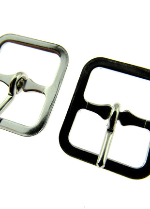 Pair of Silver Shoe or Kilt Buckles 16mm or 19mm - Pick Size & Quantity CX73