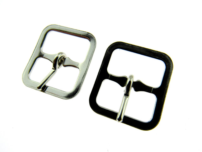 Pair of Silver Shoe or Kilt Buckles 16mm or 19mm - Pick Size & Quantity CX73