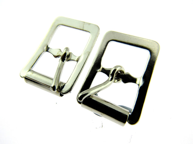 Shoe Belt Buckle With Roller 13mm Wide Strap - 1/2" - CX83 - ThreadandTrimmings